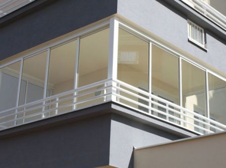 Холодное остекление балкона алюминиевым профилем, холодное алюминиевое остекление  балконов, раздвижная рама ПВХ, алюминиевые системы